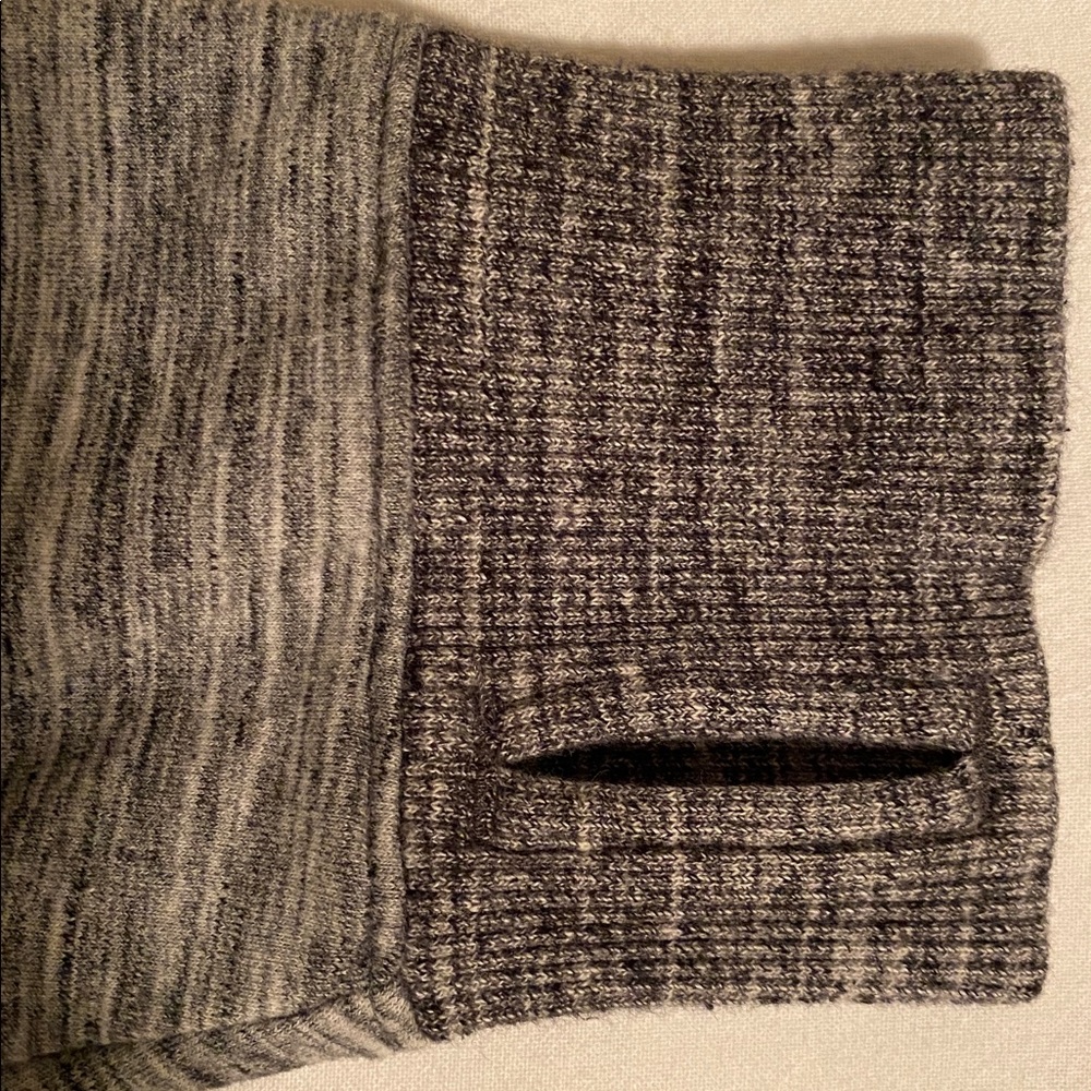 L.L. Bean Heathered Gray Cowl-Neck Pullover - Picture 11 of 15